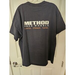 Method Race Wheels Men's Black Short Sleeve Crew Neck Graphic T-Shirt, XL
